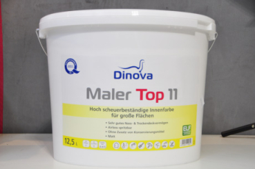 Dinova Maler Top 11 Weiss 12,5 Ltr. (scheuerbeständig)